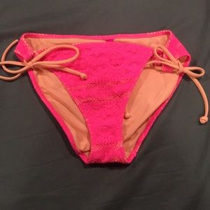Hot pink VS swim bottoms!